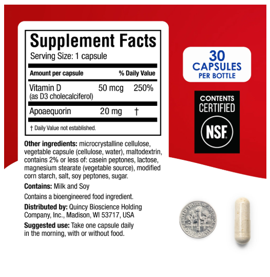 Prevagen Extra Strength - 30 Capsules - 2 Pack (60 Day Supply)