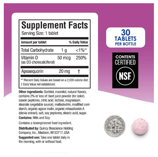 Prevagen Extra Strength Chewable Mixed Berry - 30 Tablets - 2 Pack (60 Day Supply)