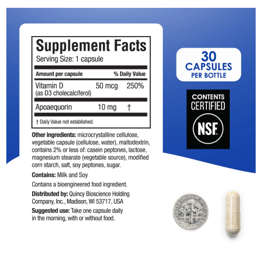 Prevagen Regular Strength - 30 Capsules - 2 Pack (60-Day Supply)